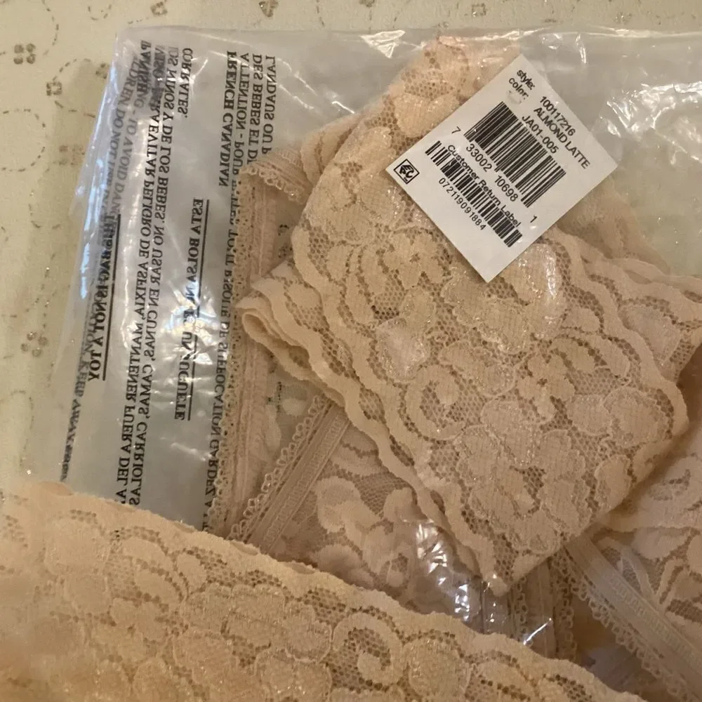 NWT. INC Intern’l Concepts, a Macy’s Brand Set of 3 Lacy Thong Panties Size XL